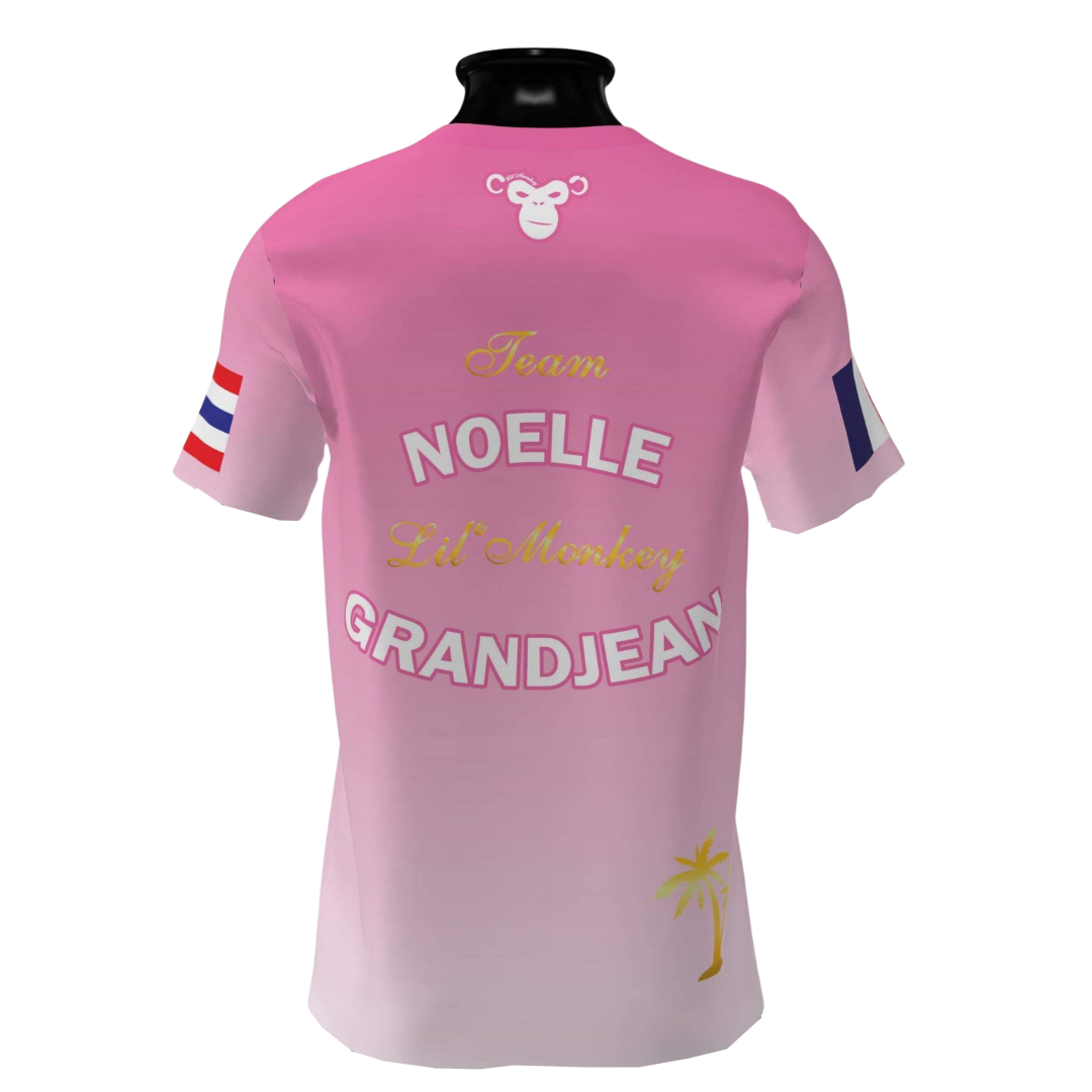 Pink Passion Lil'Monkey Customizable Fan T-Shirt