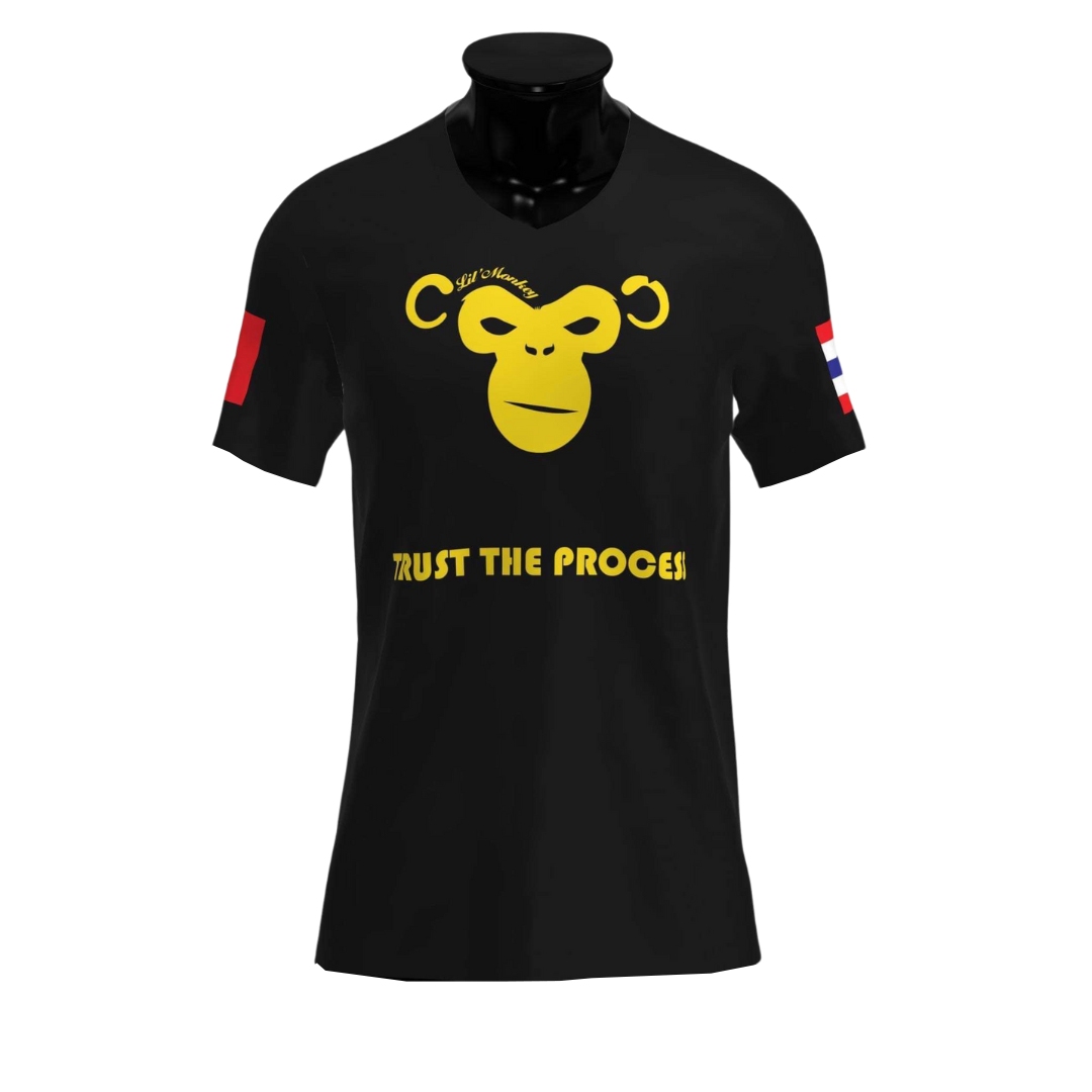Bee Black Lil'Monkey Customizable Fan T-Shirt