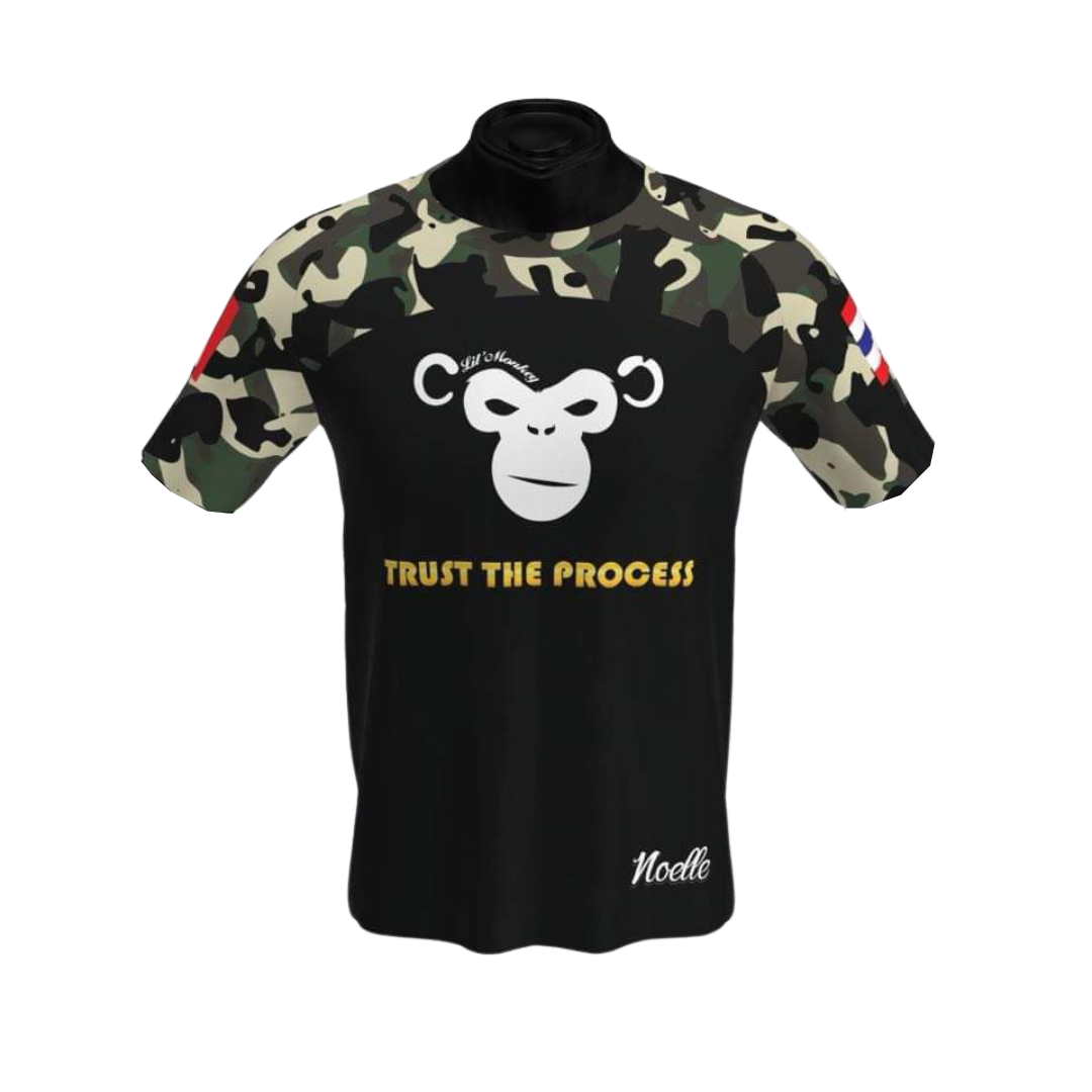 Camouflage War Lil'Monkey Customizable Fan T-Shirt